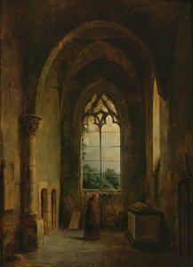 Interiör av ett kloster